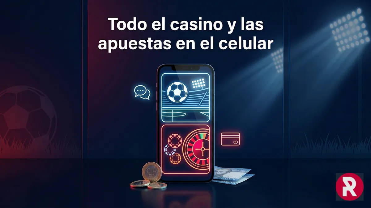 Funciones de casino y apuestas deportivas disponibles desde el acceso móvil de Rabona en Chile