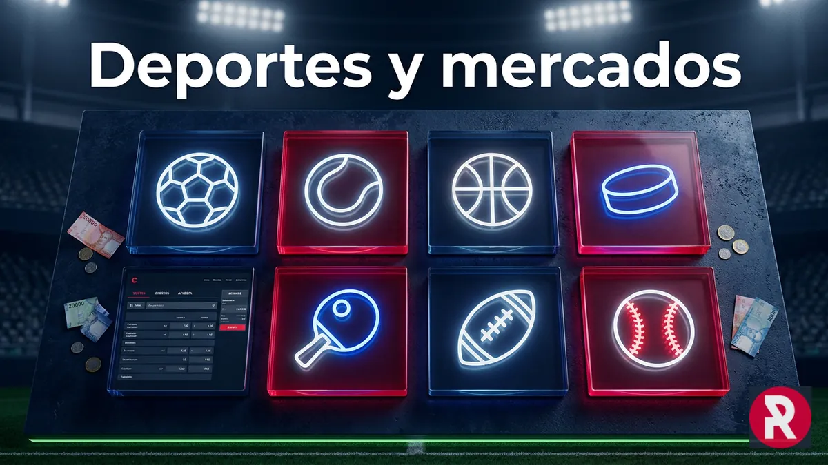 Tabla de deportes disponibles para apostar en Rabona Chile
