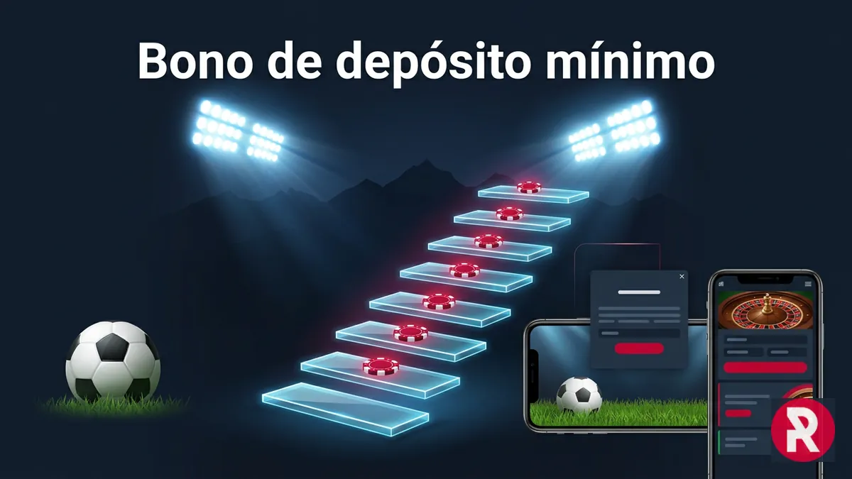 Bono de bienvenida y depósito mínimo en Rabona Chile