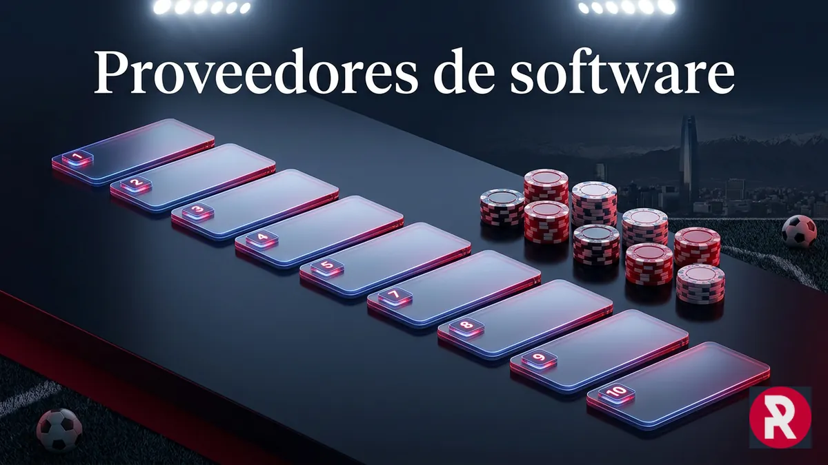 Ranking visual de proveedores de tragamonedas en el catálogo de Rabona Chile