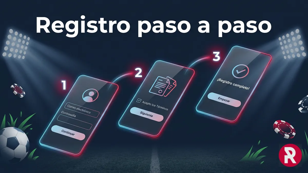 Pasos del registro en Rabona Chile: formulario, terminos y confirmacion