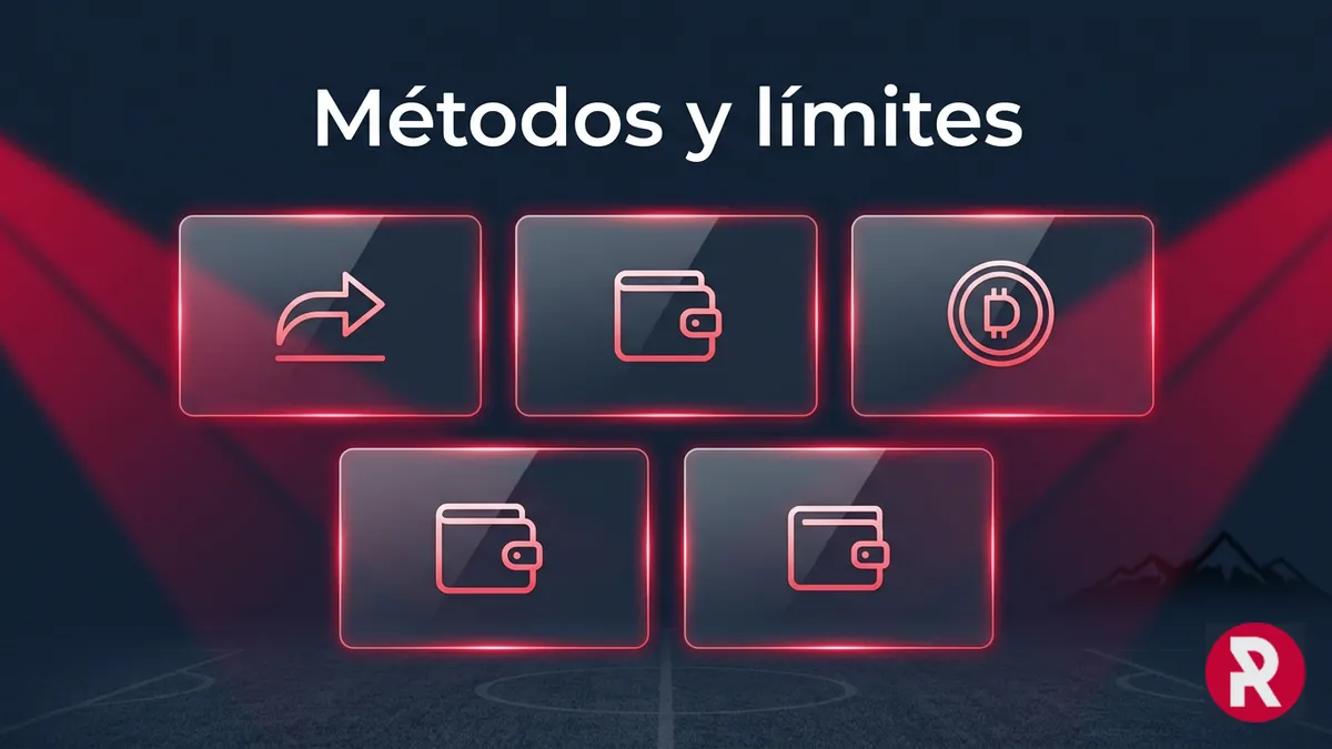 Comparación de métodos de retiro y límites en Rabona Chile