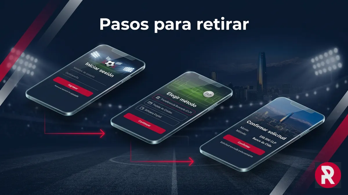 Pasos para solicitar un retiro de dinero en Rabona Chile paso a paso